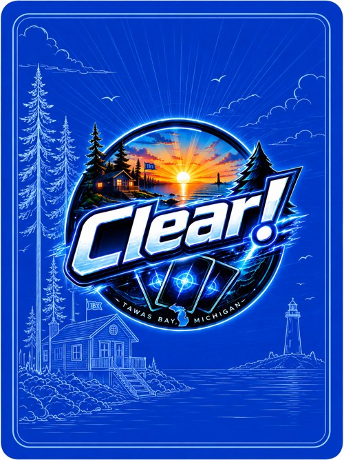Clear! Light Blue deck